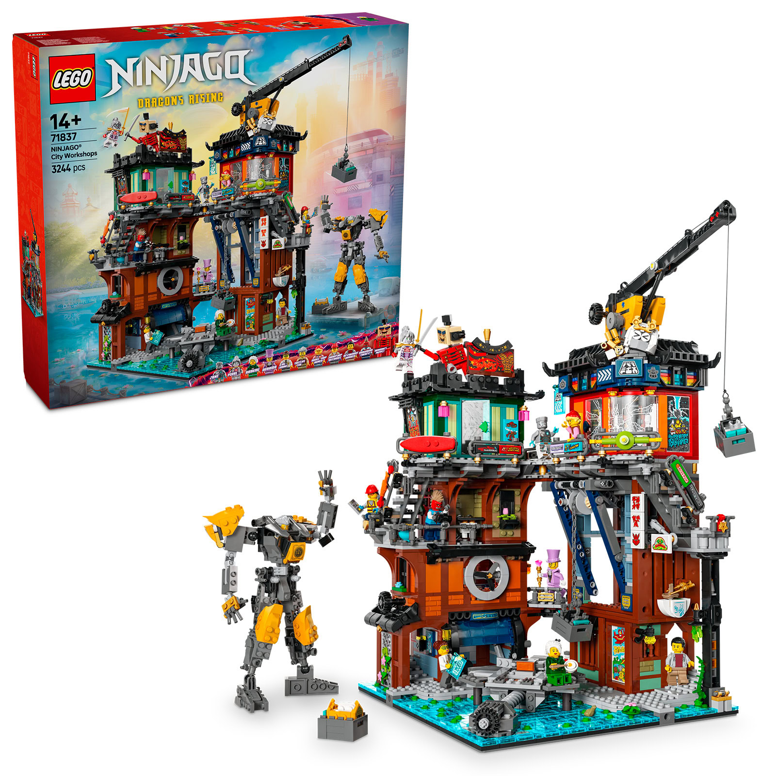 ▻ New LEGO NINJAGO 2025: the 71837 NINJAGO City Workshops set is